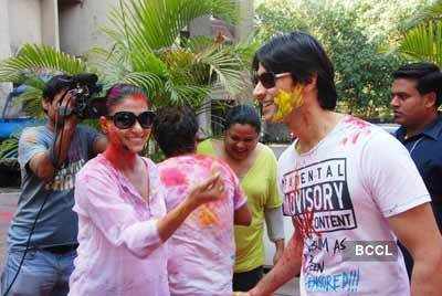 Ekta, Sanjay & Kiran's Holi bash