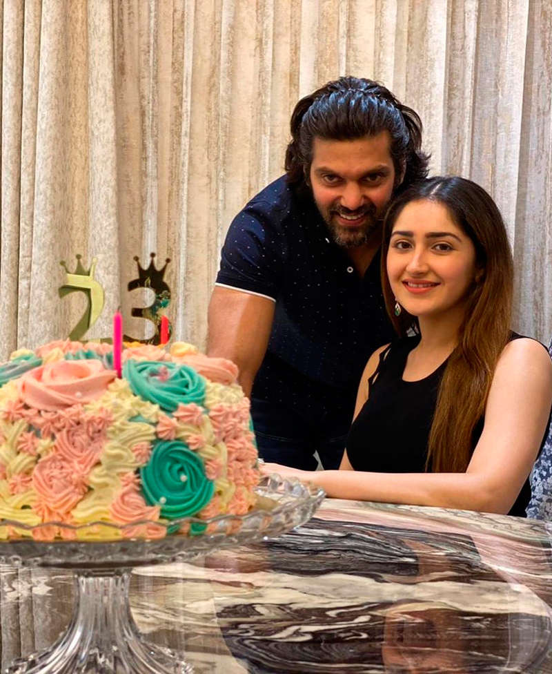 Sayyeshaa's birthday pictures with Arya go viral on social media