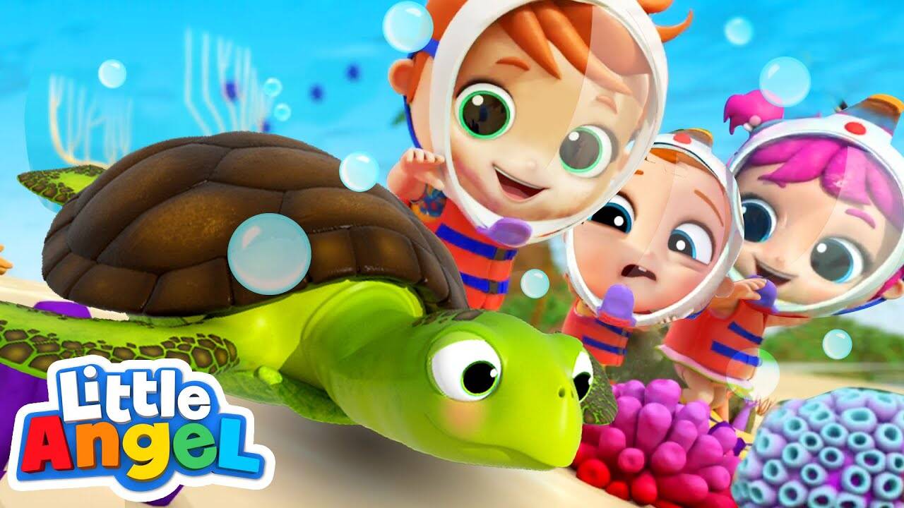 English Nursery Rhymes: Kids Video Song in English 'Sea Animals and Ocean'