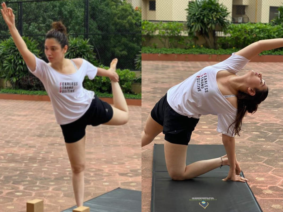 Feeling low on energy? Do these easy yoga asanas to open your heart chakras  like Tamannaah