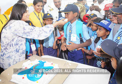 Ramya on board a flight