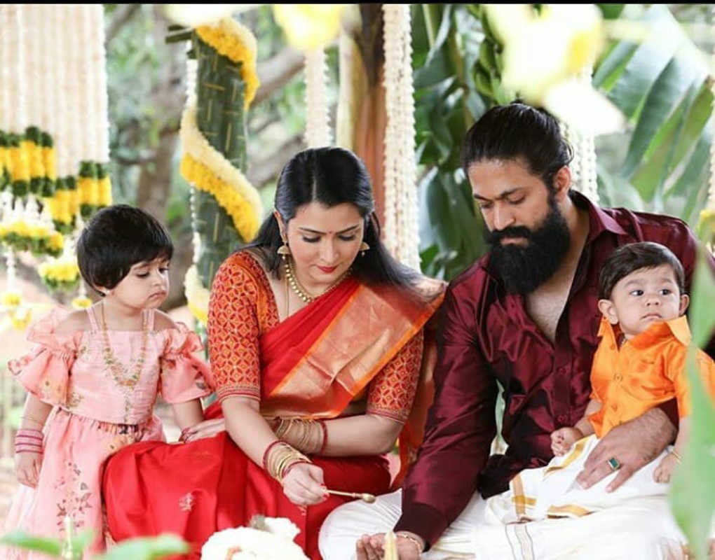Inside pictures from Yash and Radhika Pandit's son's naming ...
