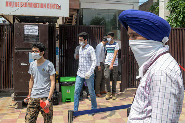 Students appear for JEE Main 2020 amid pandemic