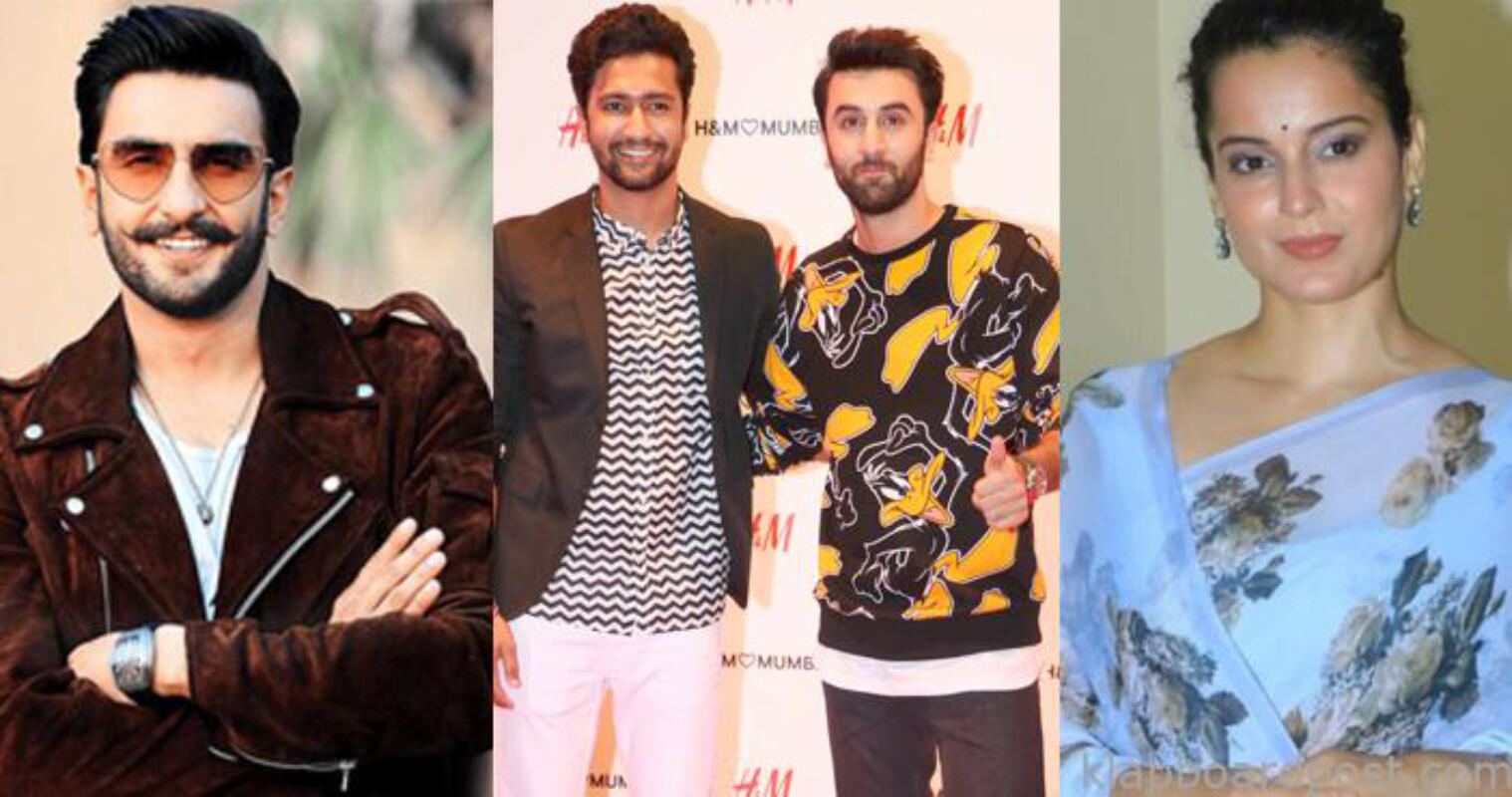 Kangana Ranaut requests Ranveer Singh, Ranbir Kapoor & Vicky Kaushal to give blood samples for drug test