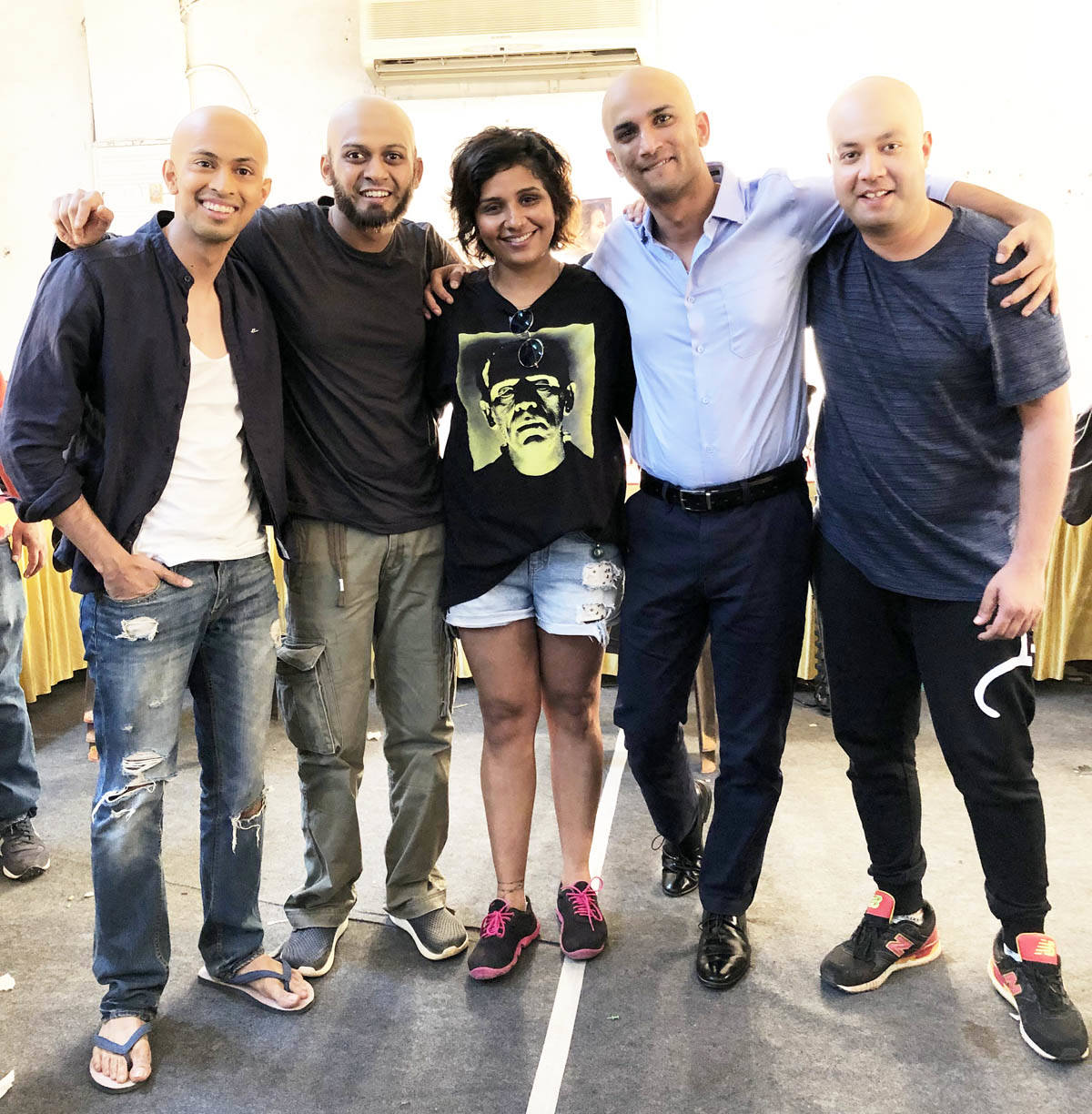 Preetisheel Singh on the sets of Chhichhore