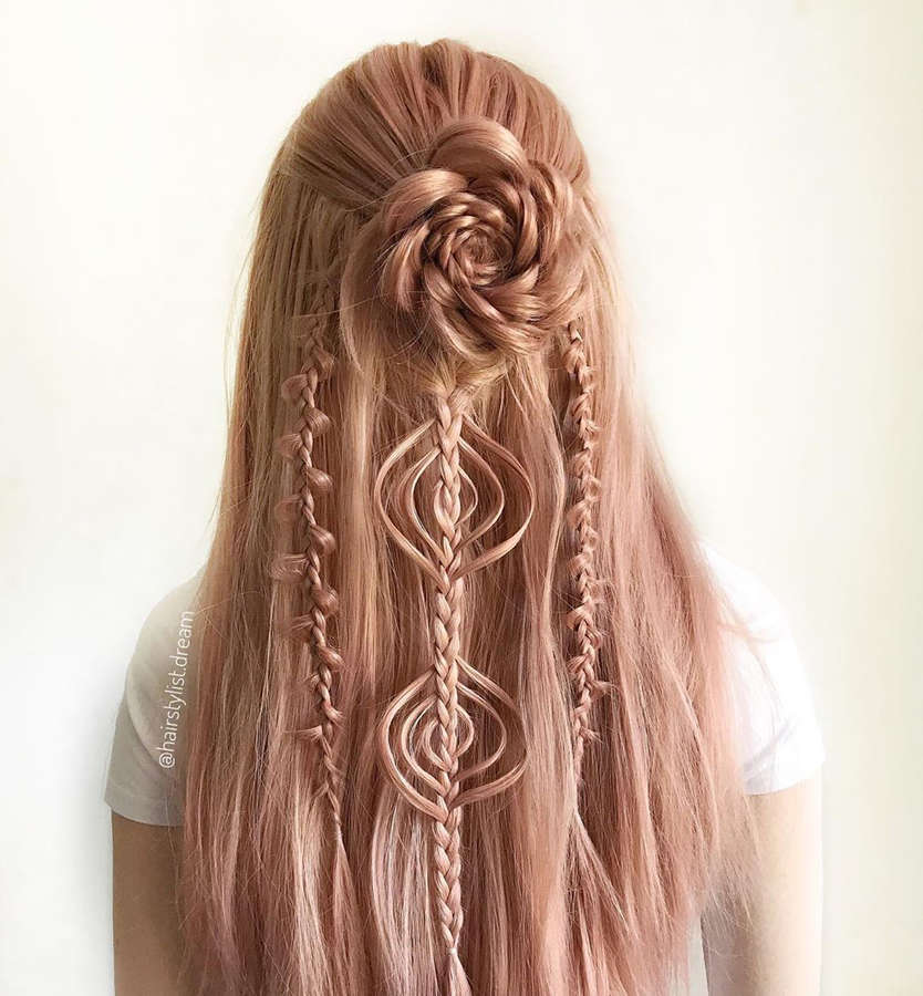 Coolest hairstyles by a 17-year-old German teenager that will make you want  long hair- The Etimes Photogallery Page 24