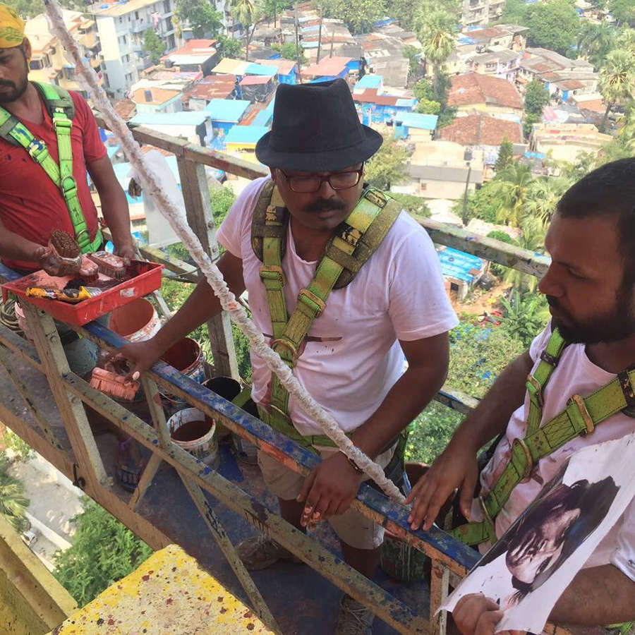 Mumbai-based graphic designer Ranjit Dahiya turns Mumbai streets into Bollywood artwork