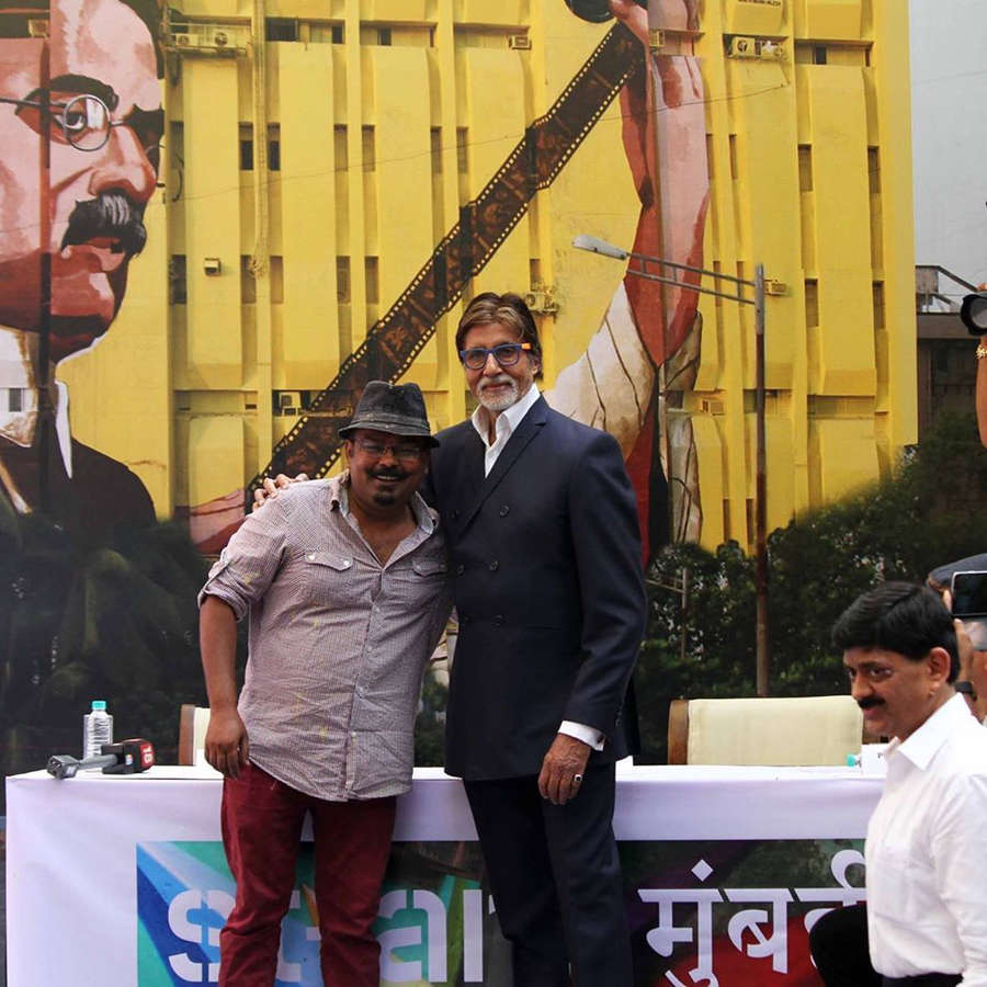 Mumbai-based graphic designer Ranjit Dahiya turns Mumbai streets into Bollywood artwork