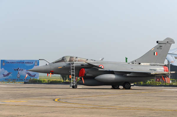 Five Rafale jets formally inducted into IAF