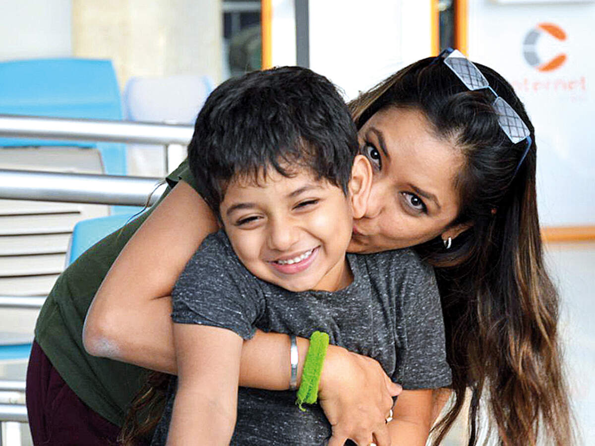 Rupali Ganguly: I am scared to touch my son: Rupali Ganguly - Times of