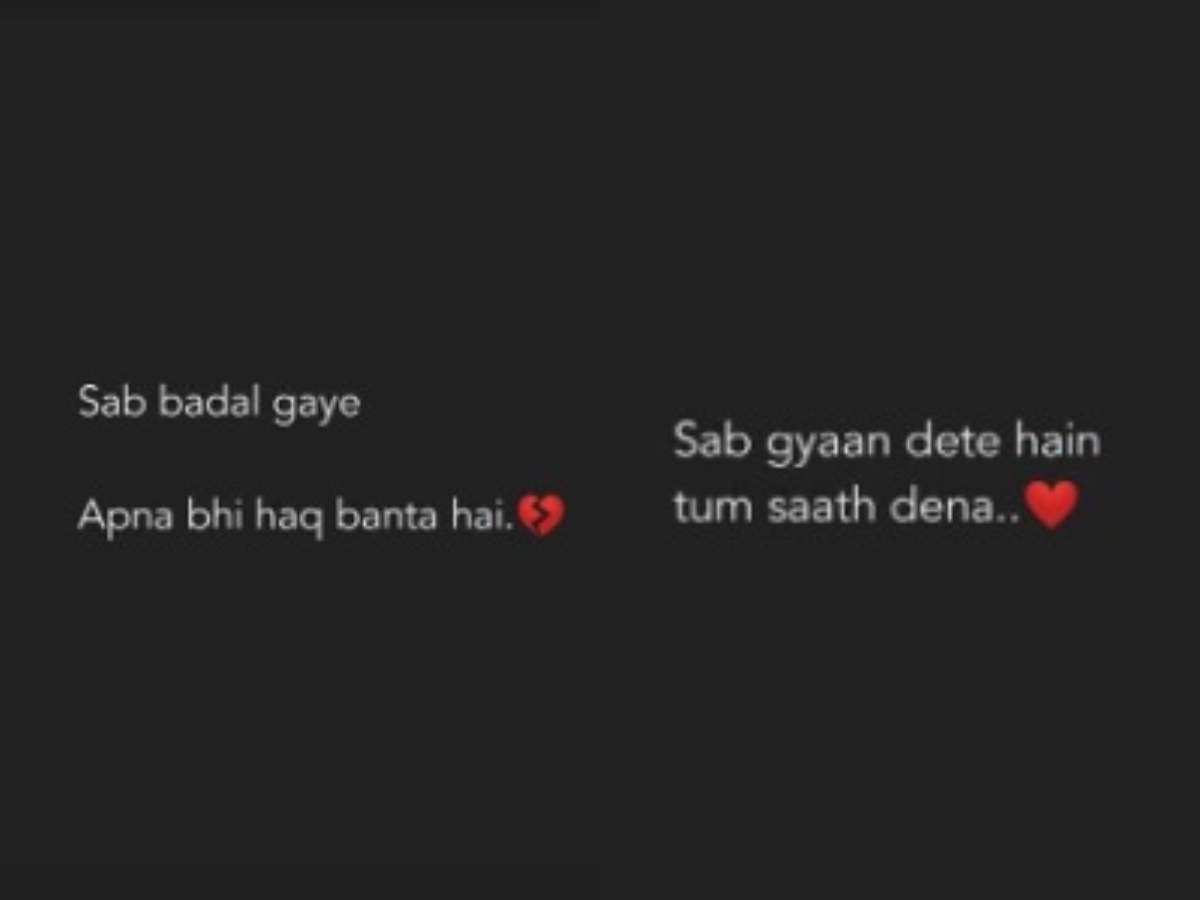 Is Bigg Boss 13 Fame Himanshi Khurana S Heart Broken Poetry Hinting At Her Break Up With Asim Riaz Times Of India