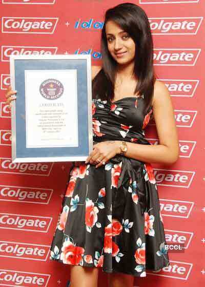 Trisha @ 'Colgate' event