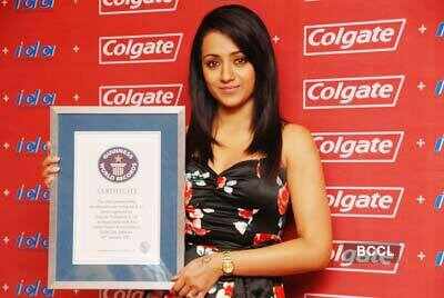 Trisha @ 'Colgate' event