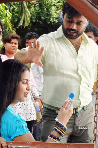 Avika Gor shoots for an Ad