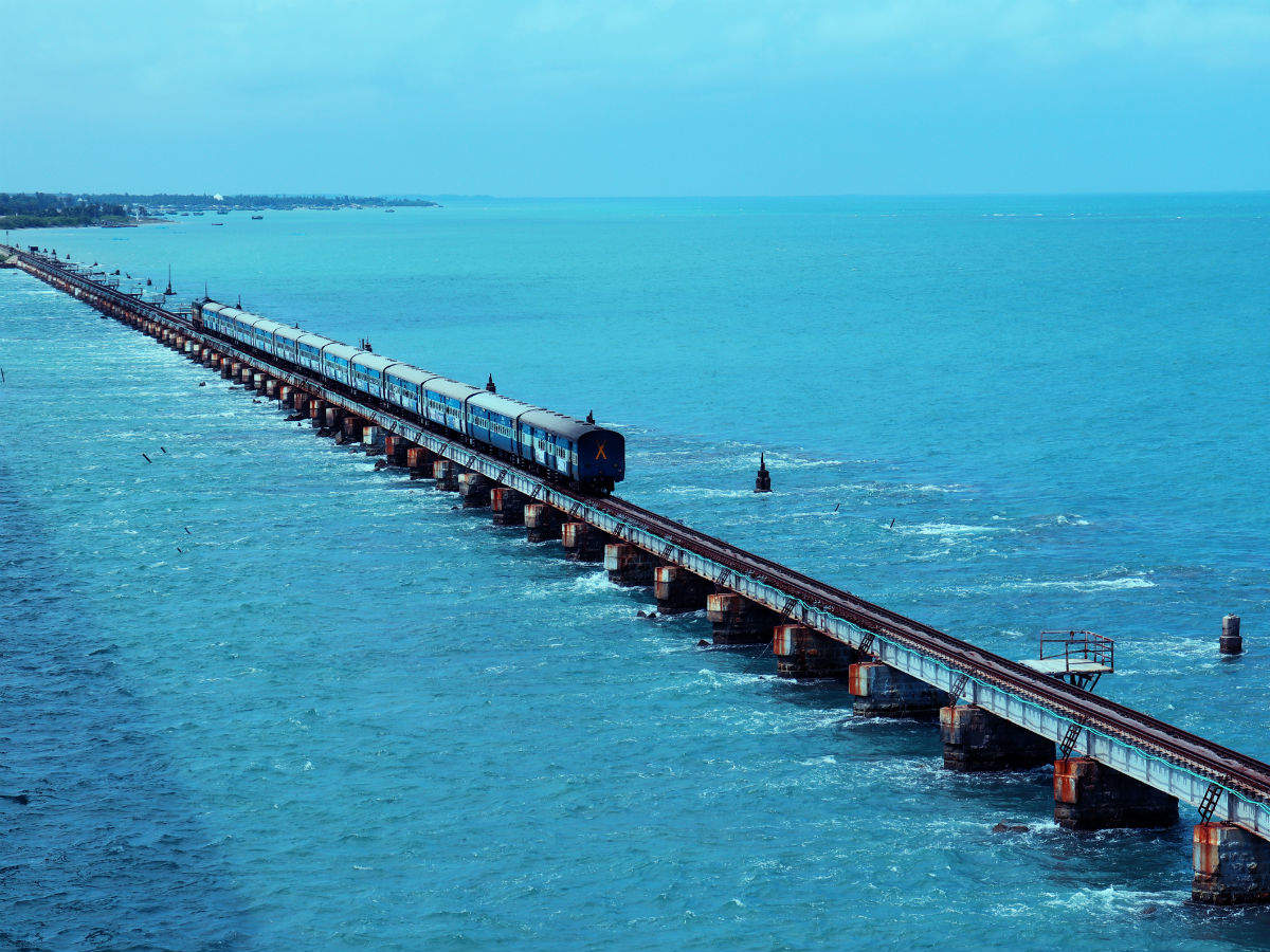 Coming Soon India S First Vertical Lift Sea Rail Bridge In Rameshwaram Tamil Nadu Times Of India Travel