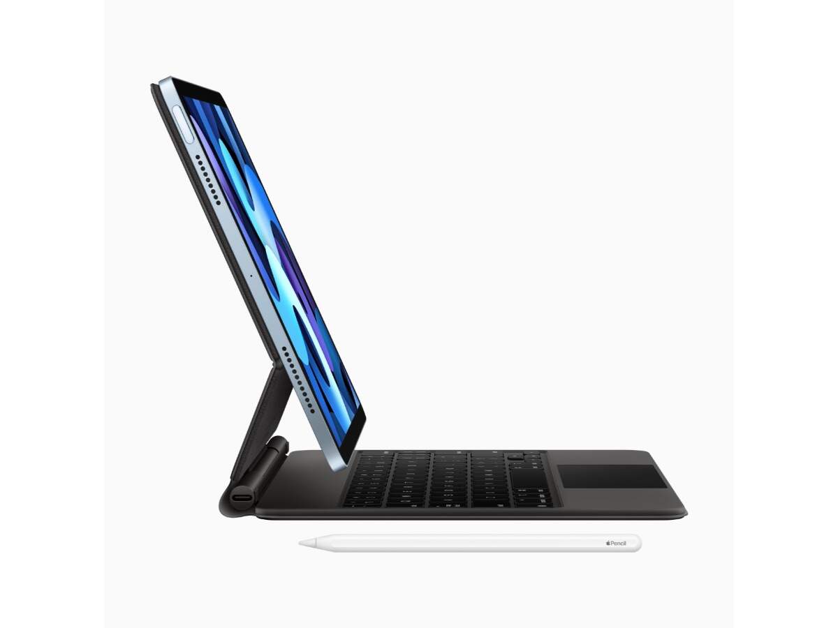 iPad Air is compatible with Magic Keyboard, Smart Keyboard Folio as well as Apple Pencil