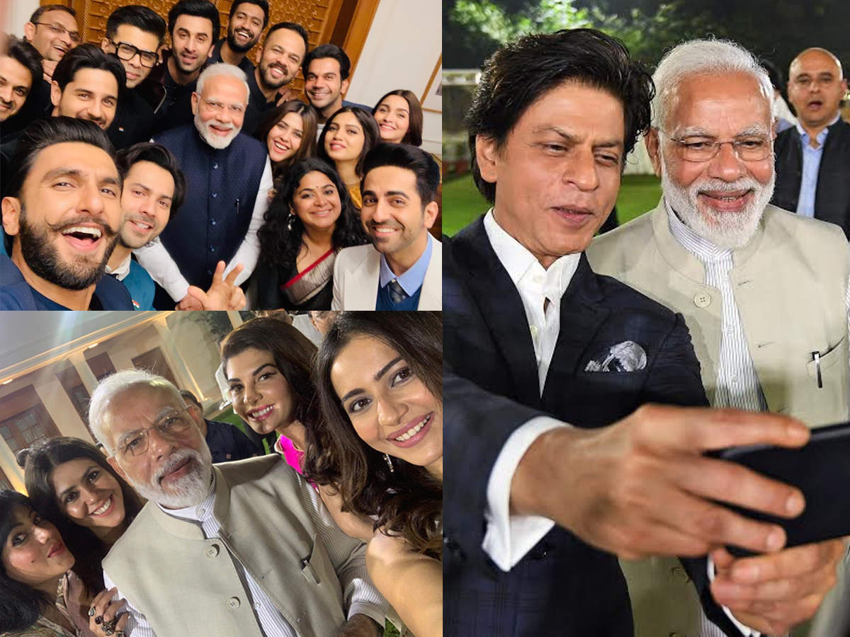 Shah Rukh Khan to Aamir Khan - Bollywood's iconic selfie moments with PM  Narendra Modi | The Times of India