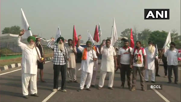 Bharat Bandh: Farmers hold protest over farm bills across India