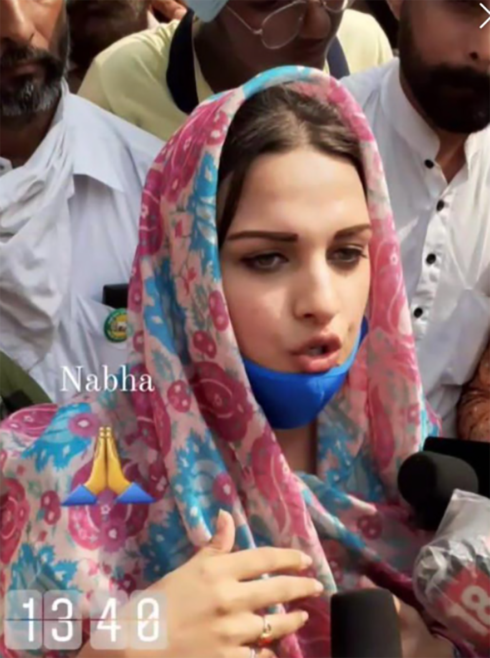 Former Bigg Boss contestant Himanshi Khurana tests Covid-19 positive after participating in farmers’ protests