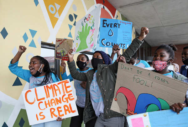Youth stage global climate strike
