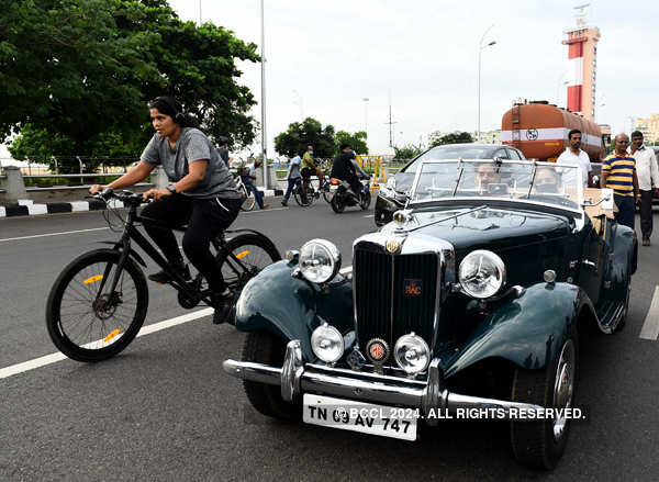 Vintage car rally held in Chennai