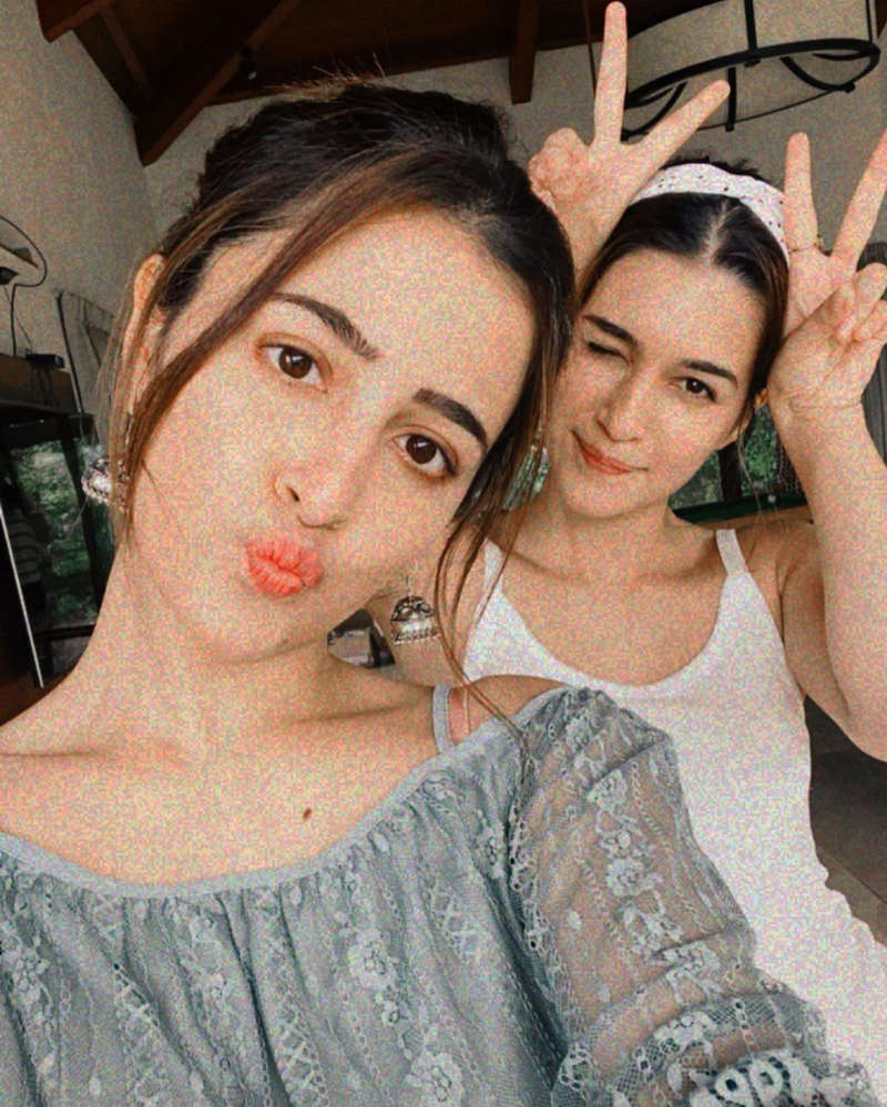 Kriti Sanon and her sister Nupur Sanon are enjoying their much-needed vacation