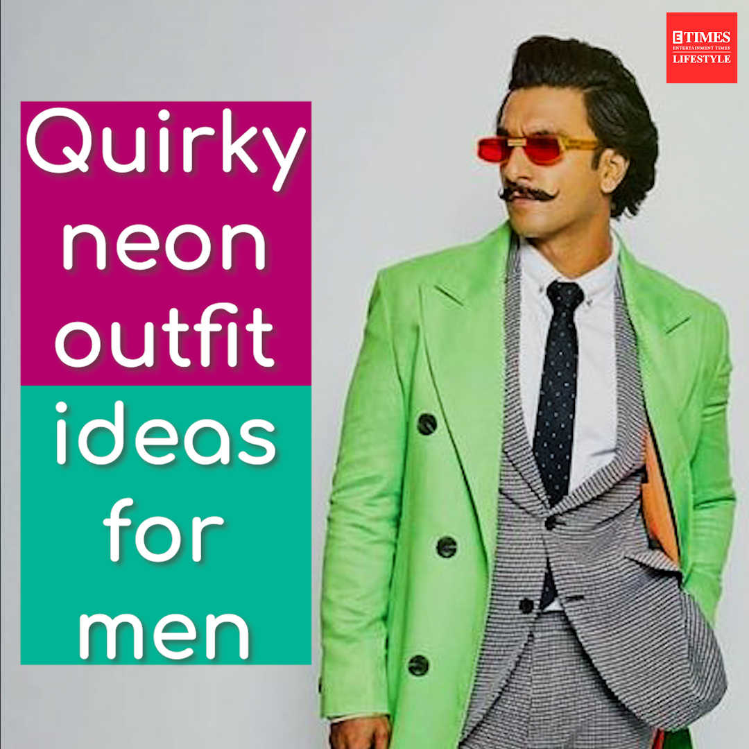 Quirky neon outfit ideas to steal from Bollywood men | Lifestyle - Times of  India Videos