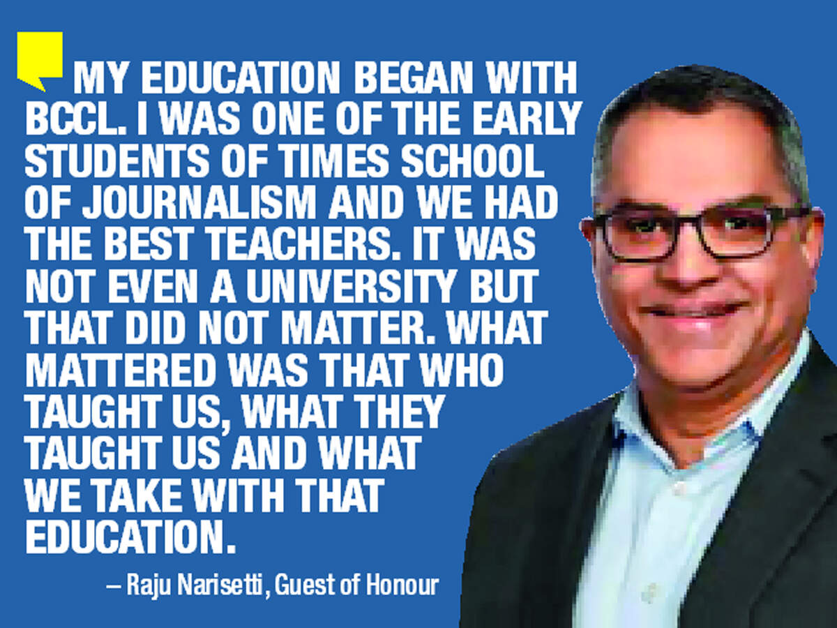 Raju Narisetti was the guest of honour at the convocation