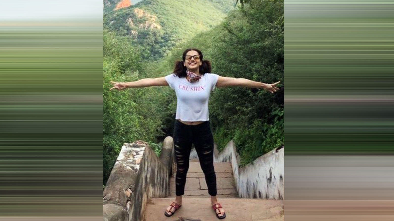 Taapsee pannu opens up about her trek in jaipur as she shot for her tamil film there recently