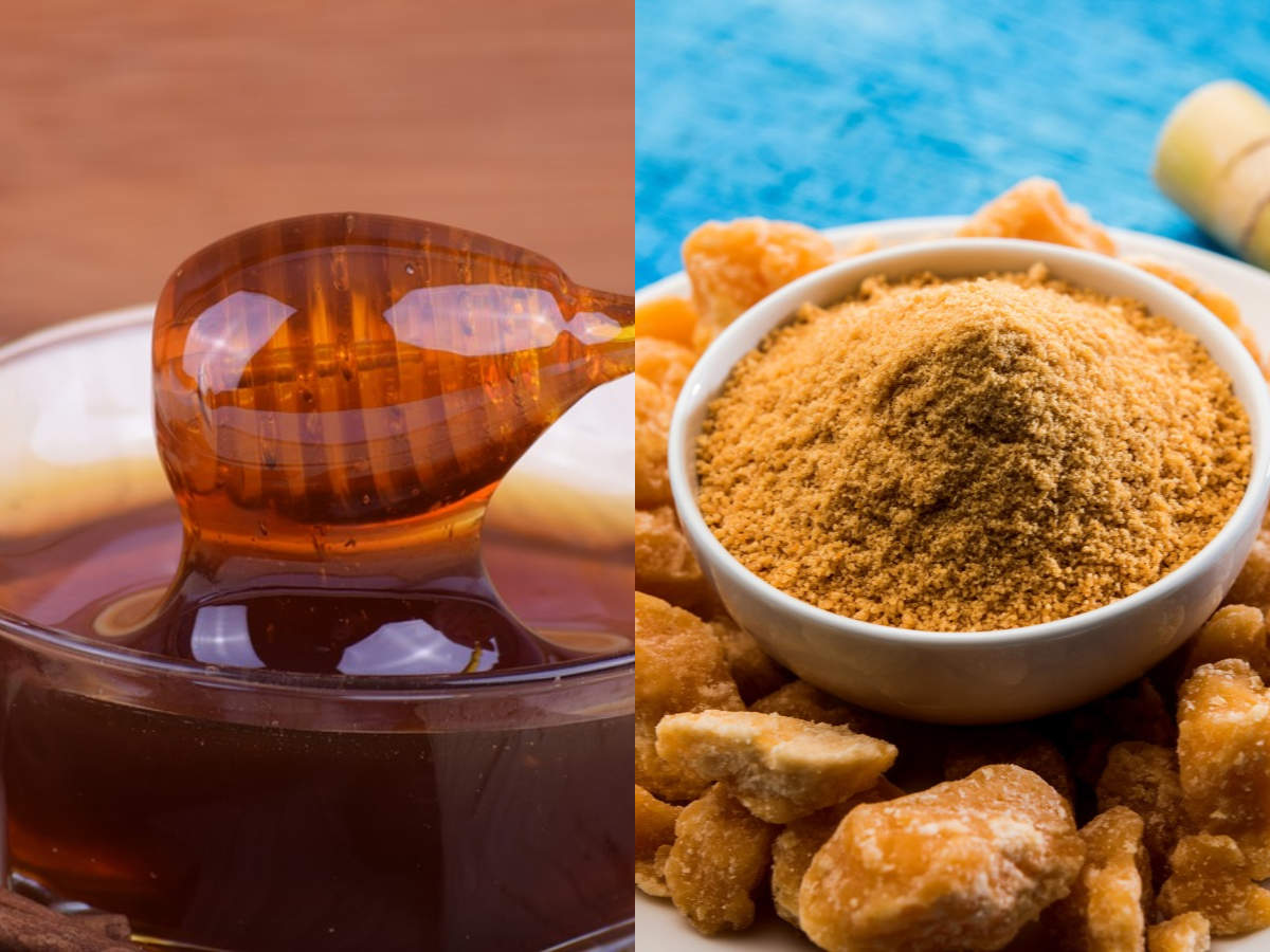 Honey or jaggery: What's the healthier sugar alternative for weight loss? |  The Times of India