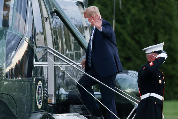 Donald Trump leaves hospital after COVID treatment