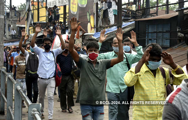 Kolkata: Clashes erupt between West Bengal Police and BJP workers