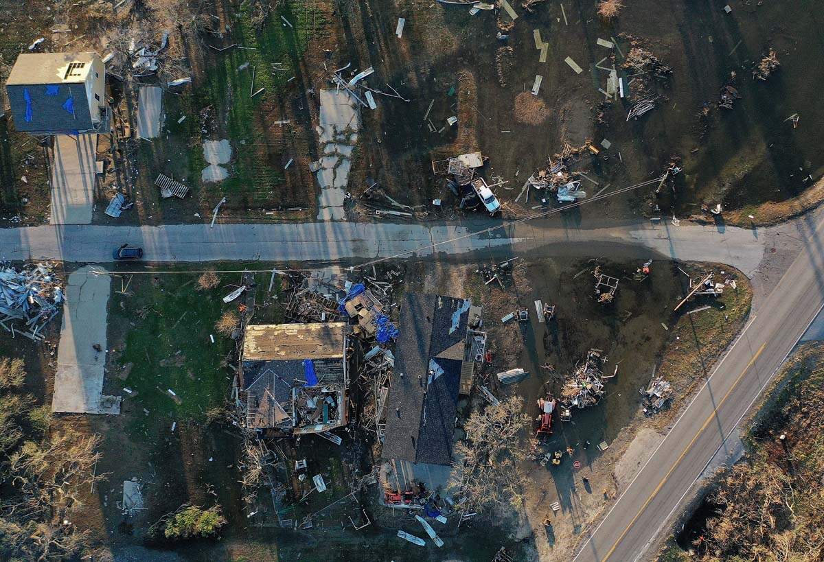 Pictures of floods and destruction in Louisiana caused by Hurricane Delta