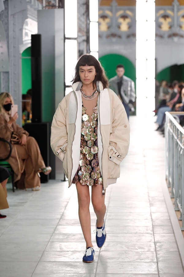 Designer Nicolas Ghesquiere walks the runway during the Louis Vuitton show  as part of the Paris Fashion Week Stock Photo - Alamy