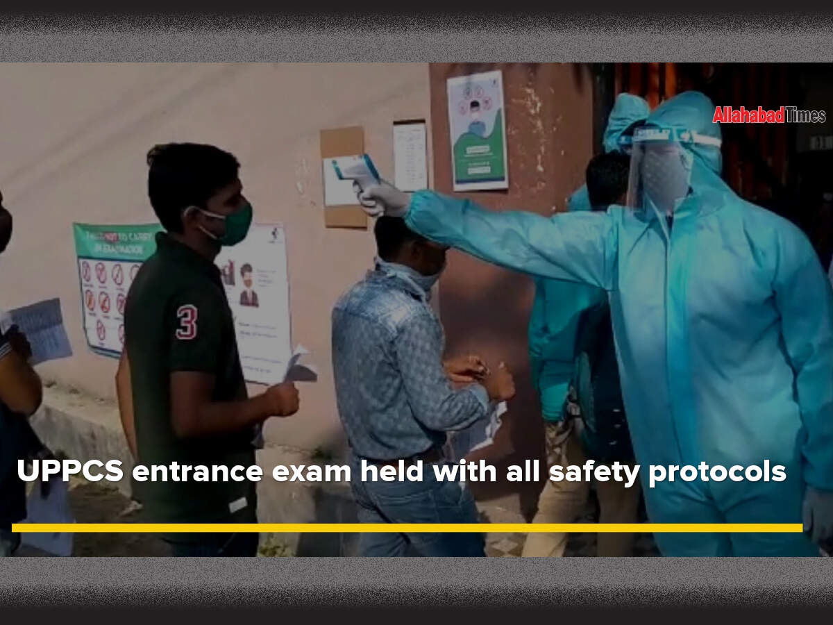 UPPCS entrance exam held with all safety protocols