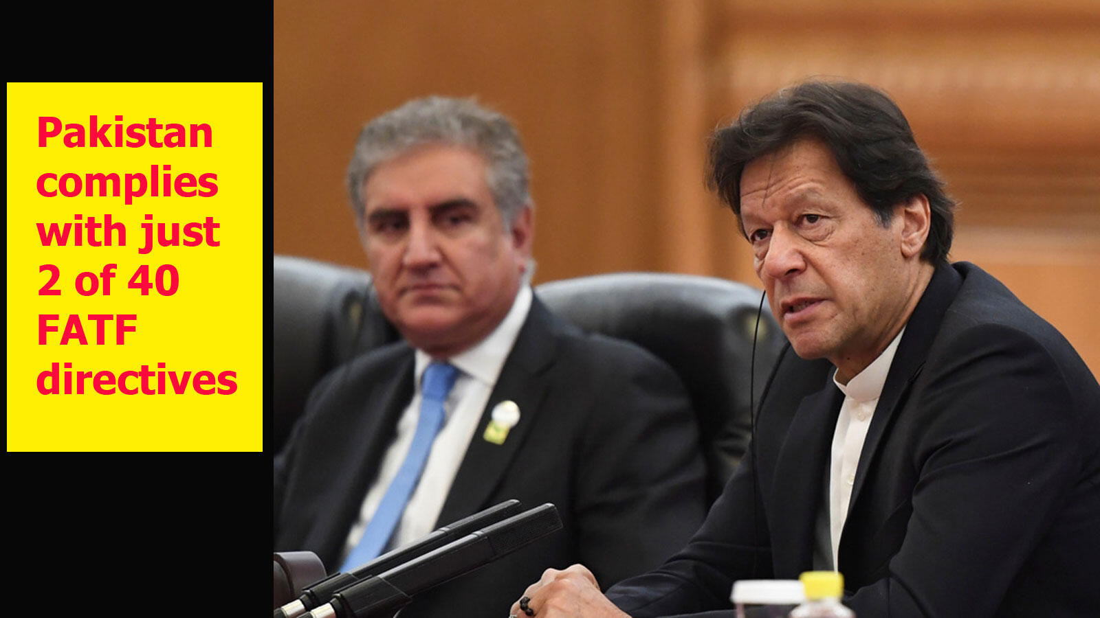 Pakistan complies with just 2 of 40 FATF directives