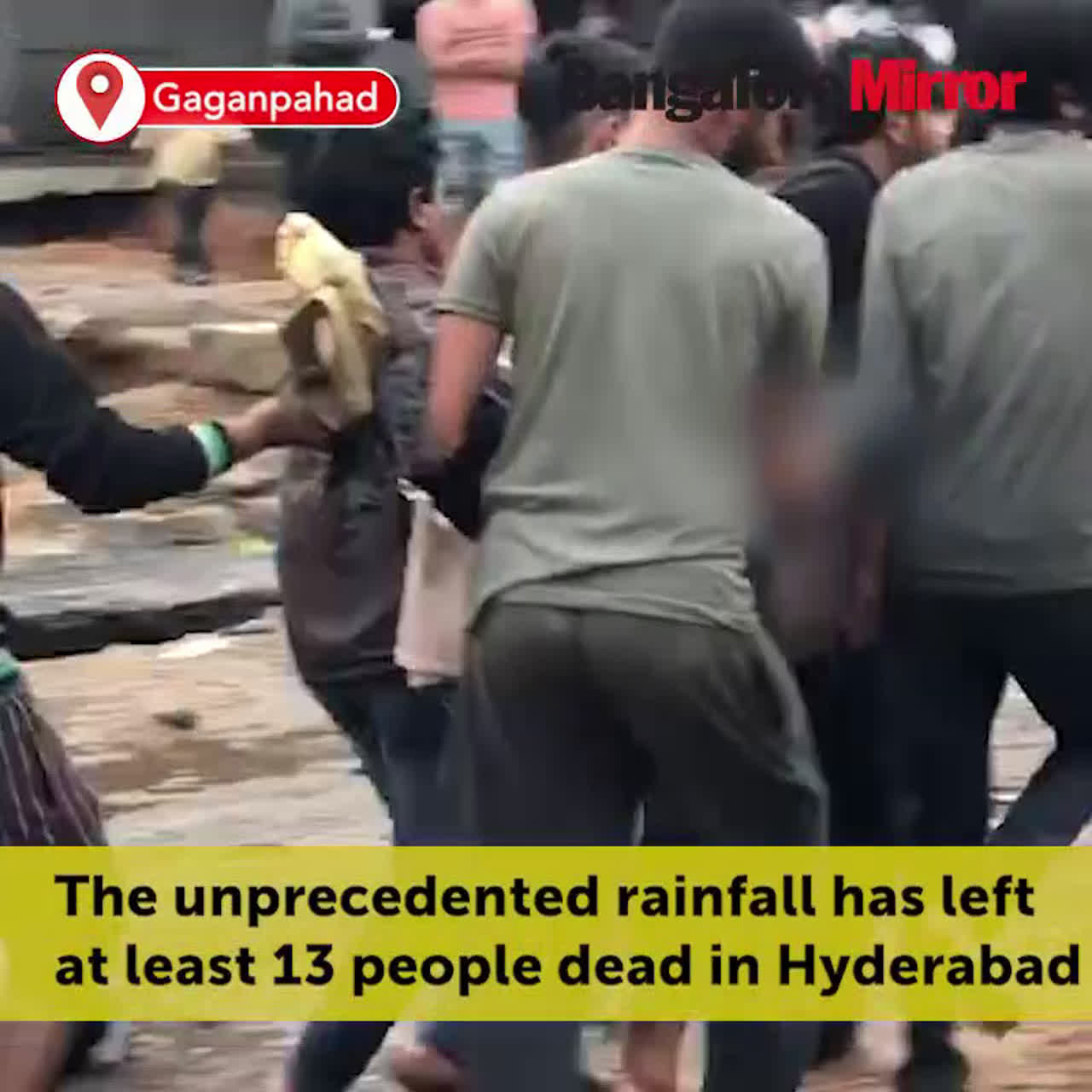 Look: Heavy rains in Hyderabad ruin normal life;  severe waterlogging in the city and suburbs