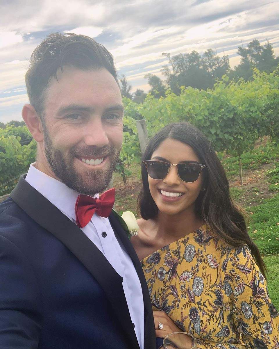 Glenn Maxwell's fiance Vini Raman pens down a hilarious birthday note for the cricketer