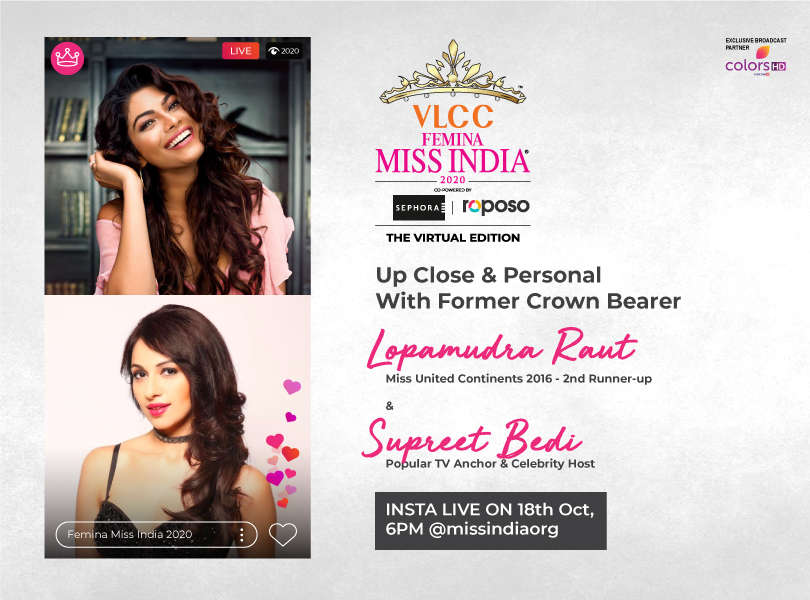 Stay tuned as we go live with Lopamudra Raut and Supreet Bedi