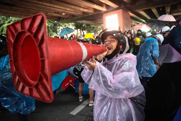 Pro-democracy protests continue across Thailand