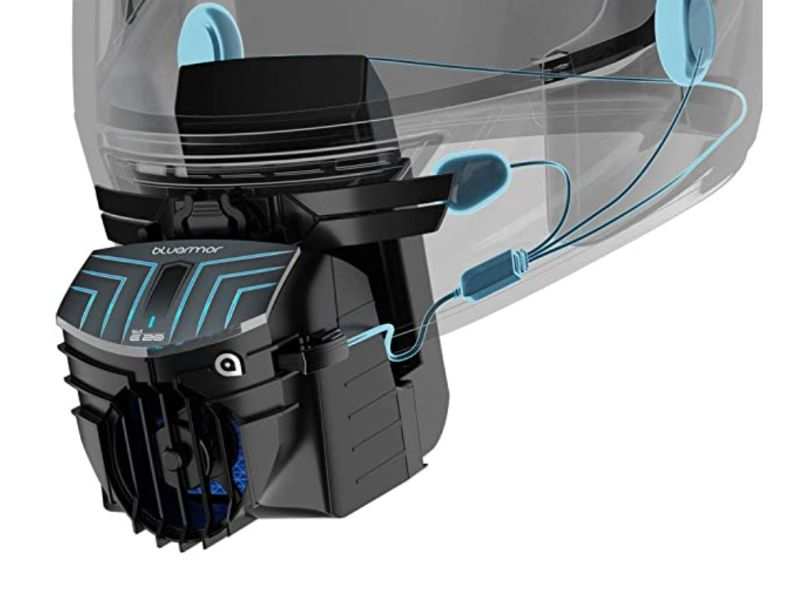 O acessório de capacete BluArmor BLU3 E20 para resfriamento e infotainment Bluetooth está sendo vendido com desconto de Rs 4.499