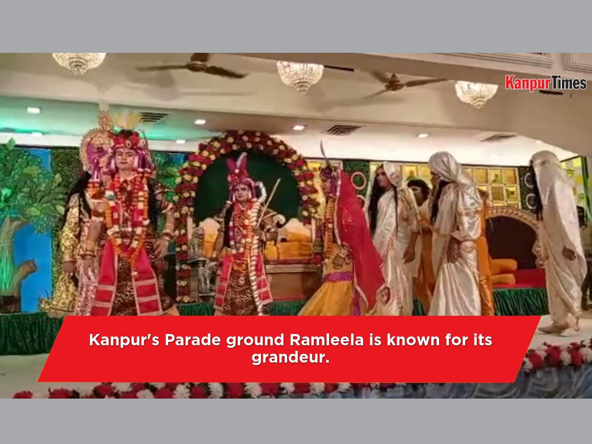 In 144 years this Ramleela of Kanpur is being staged indoors ...
