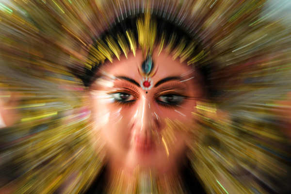 Devotees celebrate Durga Puja with COVID-19 safety protocols