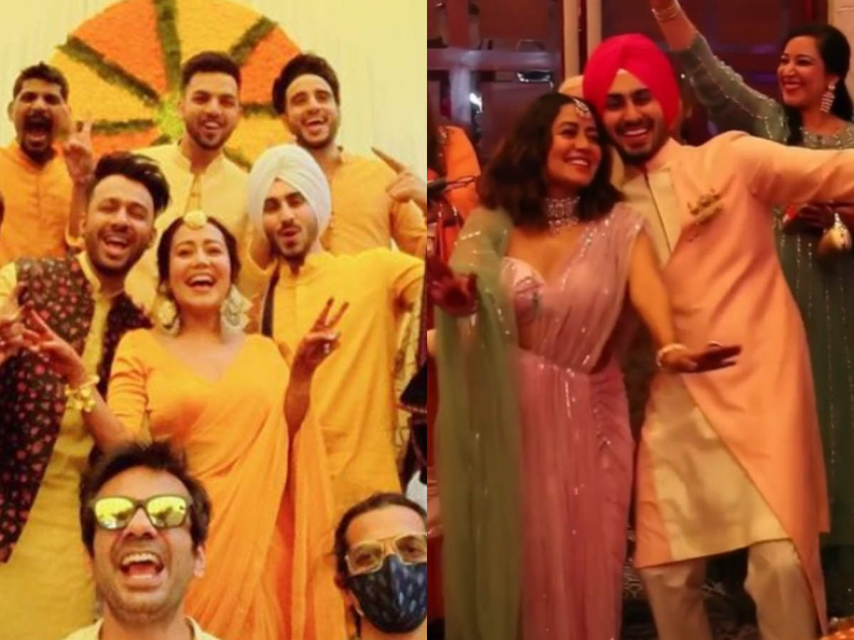 Indian Idol 12 Judge Neha Kakkars Wedding Ceremonies Begin With Rohanpreet Singh See Pics From 