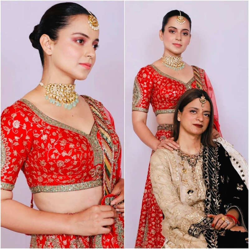 Inside pictures from Kangana Ranaut's brother's wedding celebrations