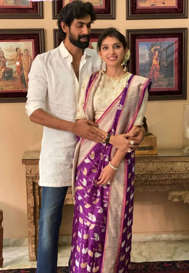 Rana Daggubati And Miheeka Bajaj Celebrate Their First Dussehra ...