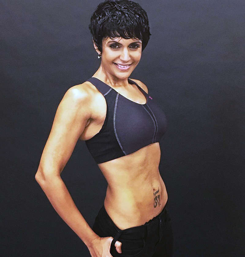 Mandira Bedi adopts a baby girl, shares candid photos