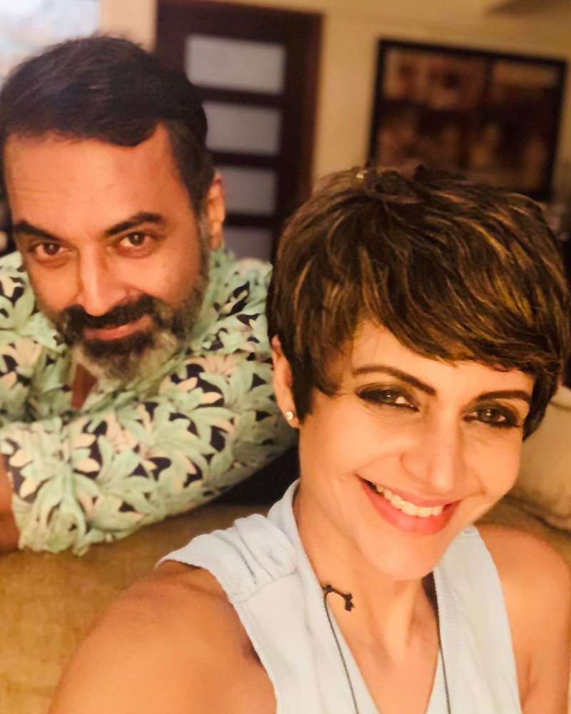 Mandira Bedi adopts a baby girl, shares candid photos