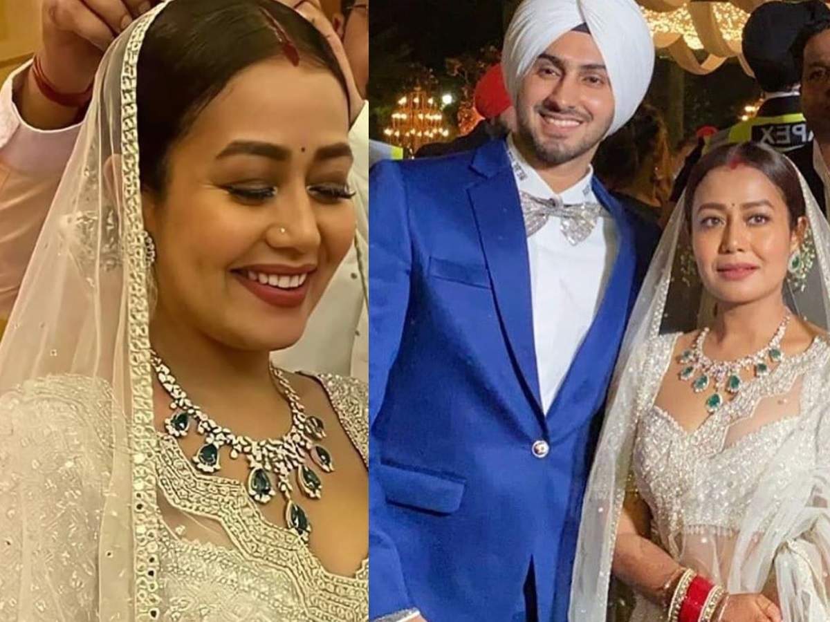 Inside Pics Newlyweds Neha Kakkar And Rohanpreet Singh Shine In Stunning Outfits At Their 