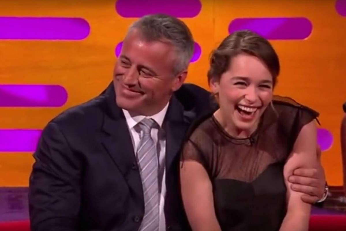 These throwback pictures of Emilia Clarke with 'Friends' actor Matt LeBlanc go viral!
